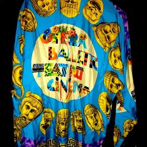 Versace silk button up